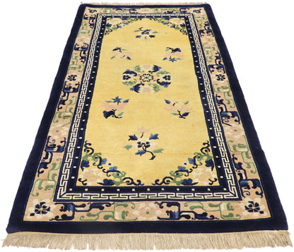 3 x 6 Antique Chinese Peking Rug 77590