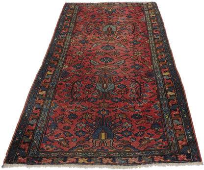 3 x 6 Antique Persian Hamadan Rug 77596