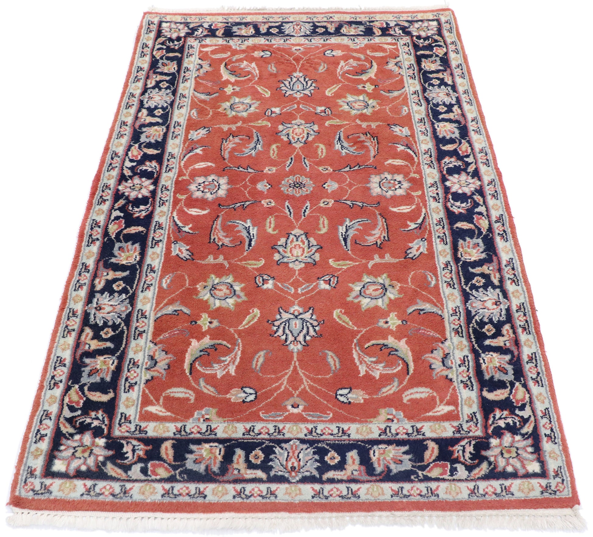 3 x 5 Vintage Indian Rug 77602