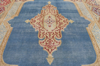 10 x 14 Antique Persian Kerman Rug 77603
