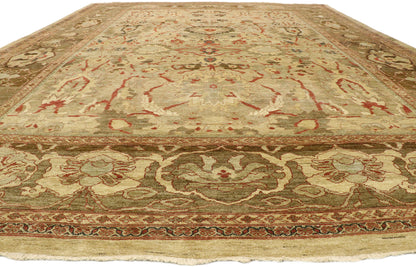 13 x 17 Vintage Persian Sultanabad Rug 77507