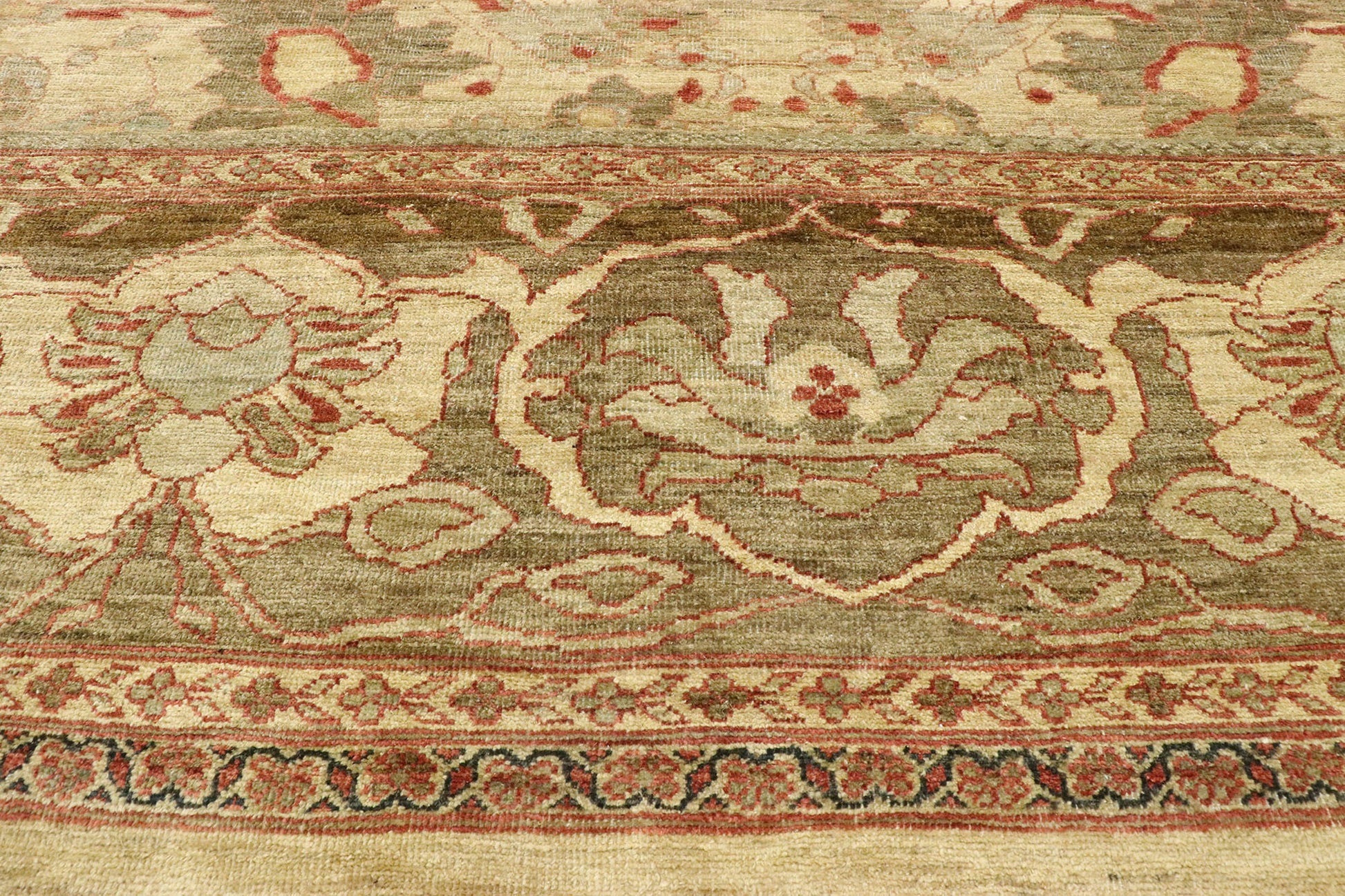 13 x 17 Vintage Persian Sultanabad Rug 77507