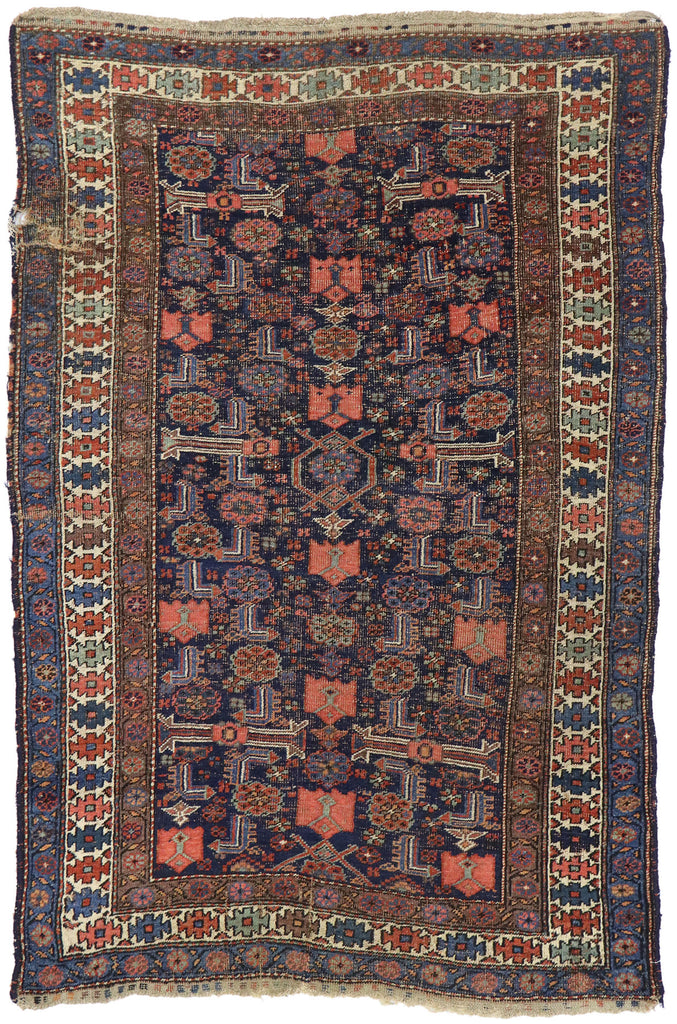4 x 6 Antique Persian Bijar Rug 77611