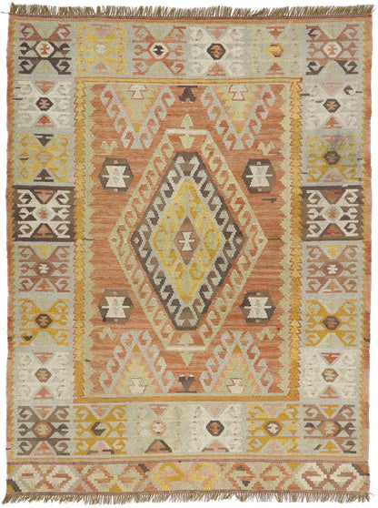 5 x 7 Vintage Turkish Kilim Rug 77616