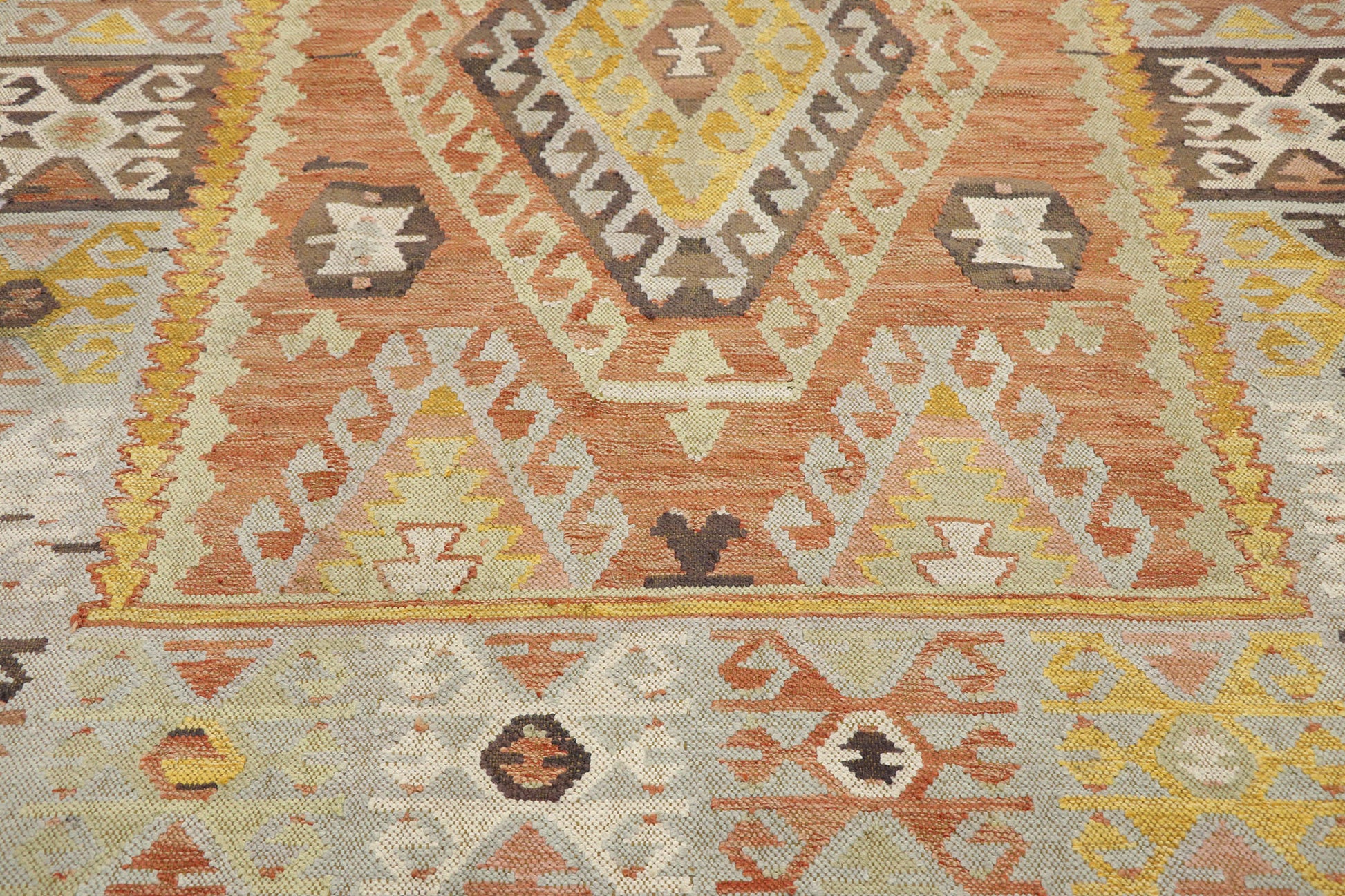 5 x 7 Vintage Turkish Kilim Rug 77616