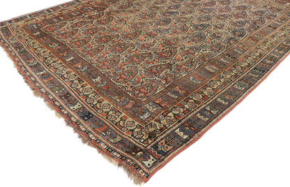5 x 6 Antique Persian Shiraz Rug 77617