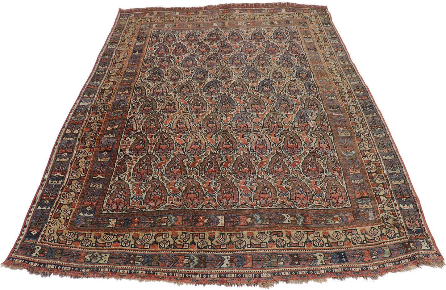 5 x 6 Antique Persian Shiraz Rug 77617