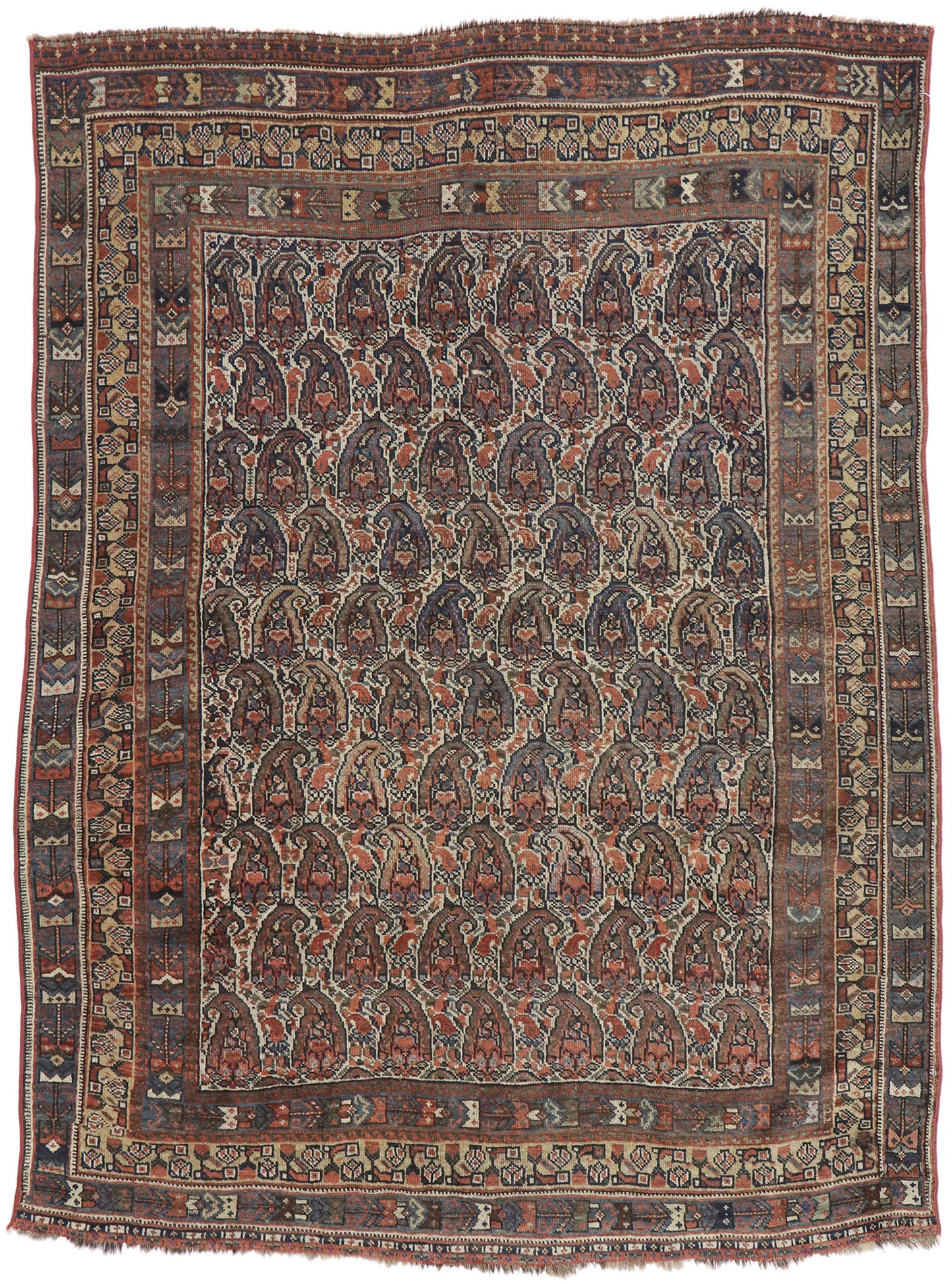 5 x 6 Antique Persian Shiraz Rug 77617