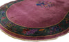 6 x 9 Antique Chinese Art Deco Oval Rug 77618