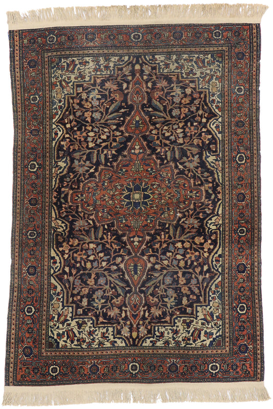 3 x 5 Antique Persian Farahan Rug 77619