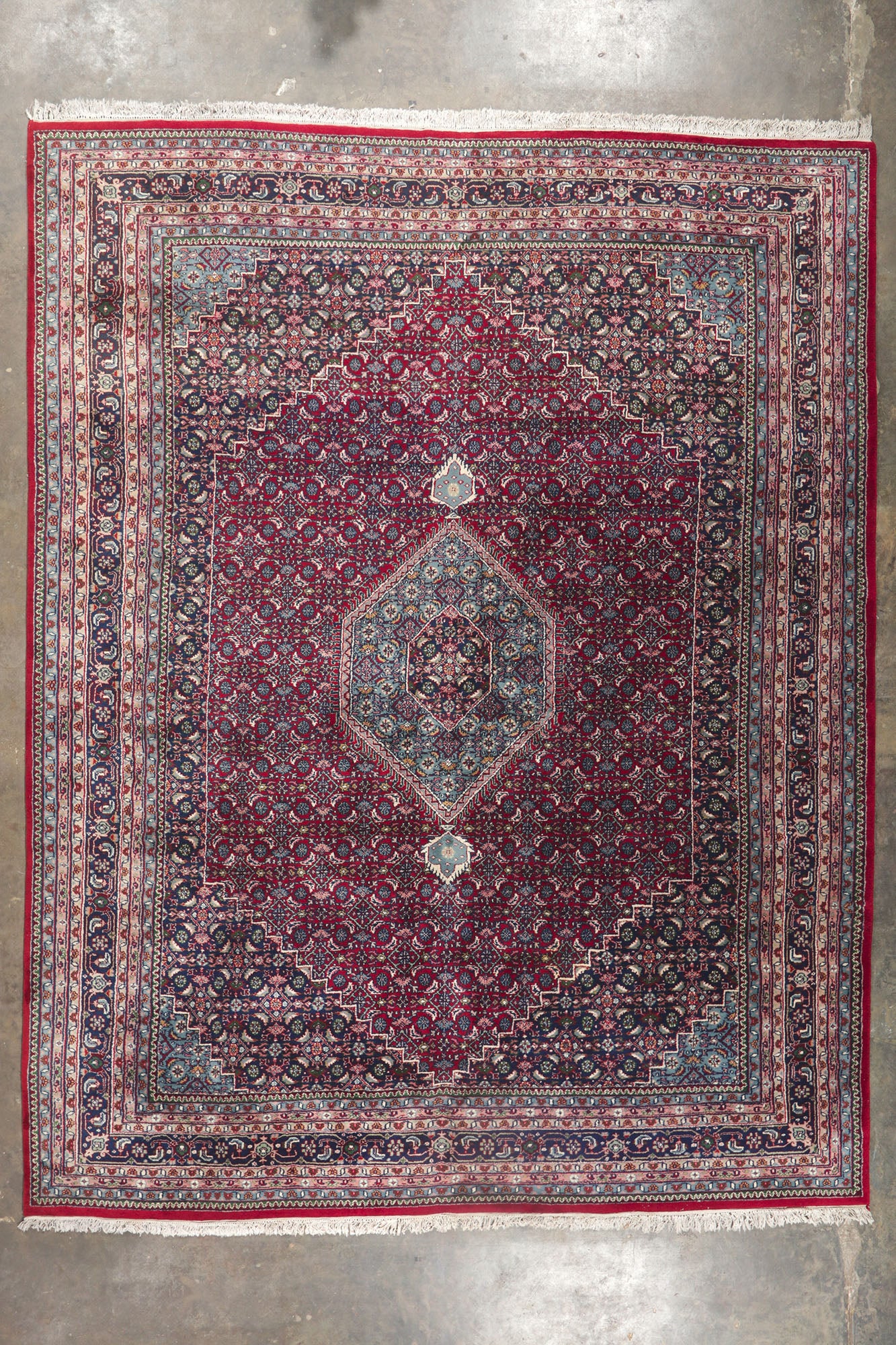12 x 15 Vintage Indian Bijar Rug 77621