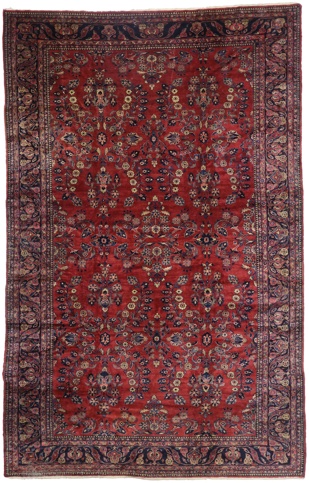 11 x 17 Antique Persian Malayer Rug 77623