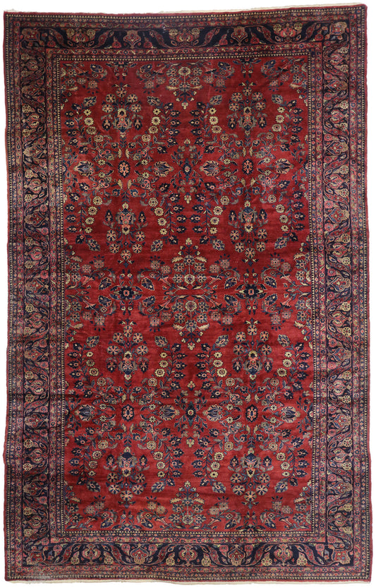 11 x 17 Antique Persian Malayer Rug 77623