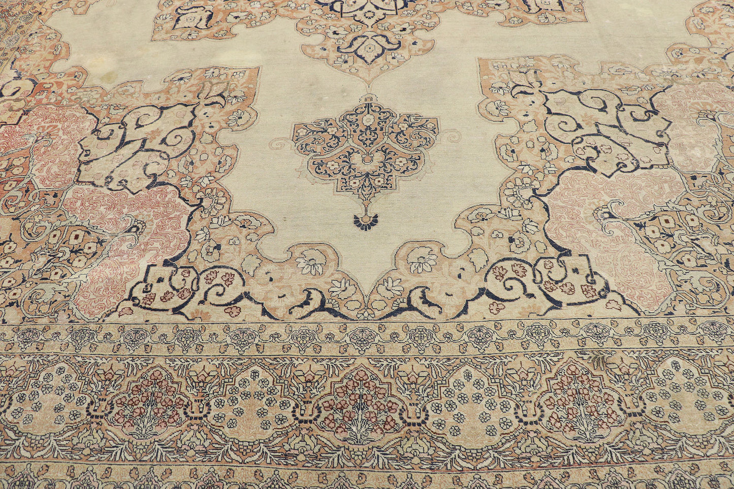 10 x 13 Antique Persian Kerman Rug 77627