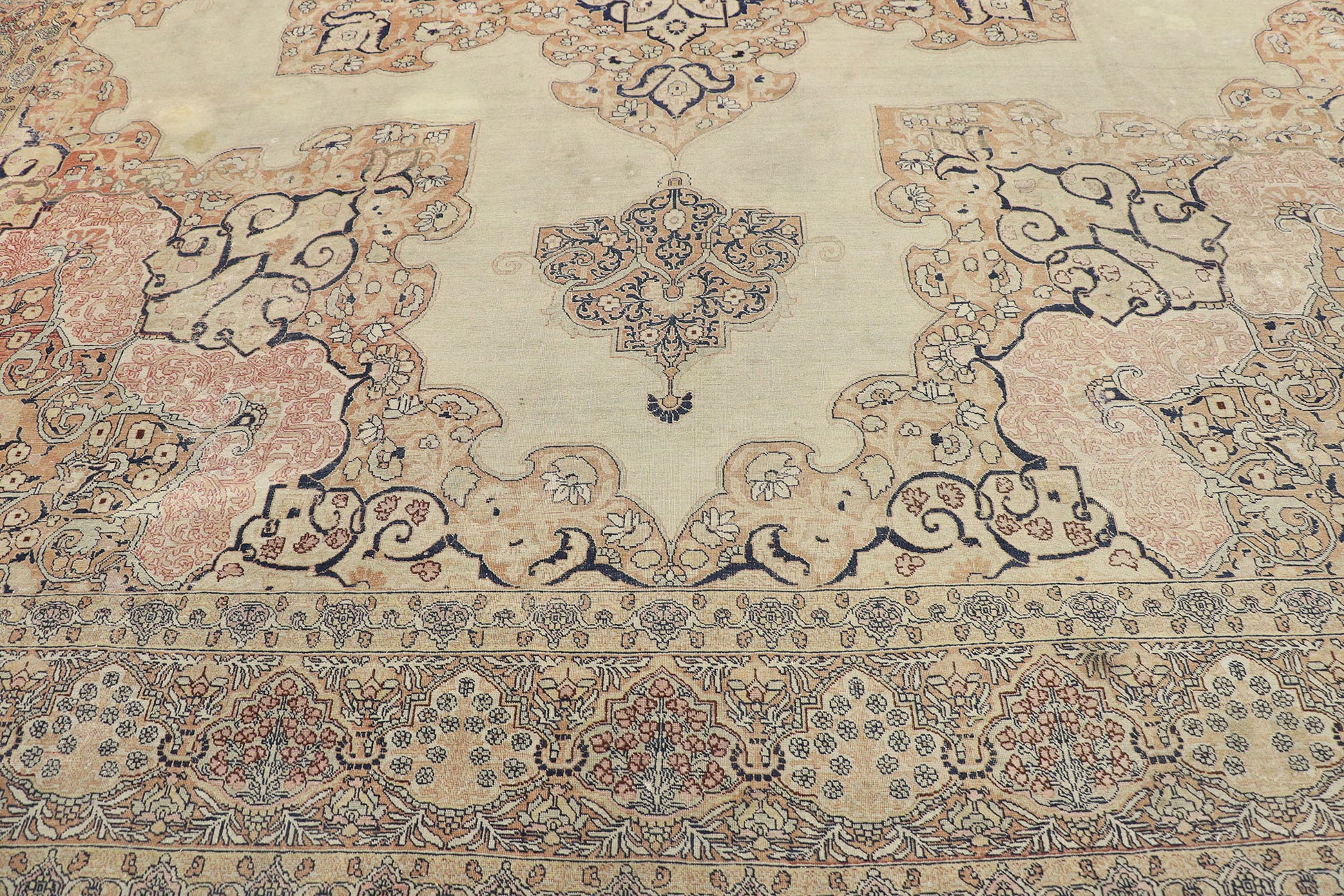 10 x 13 Antique Persian Kerman Rug 77627