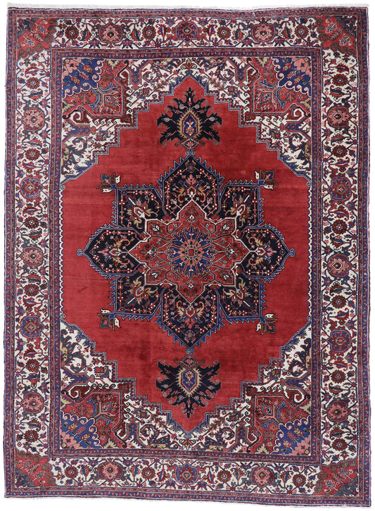 10 x 13 Antique Persian Heriz Rug 77628