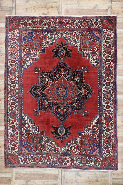 10 x 13 Antique Persian Heriz Rug 77628
