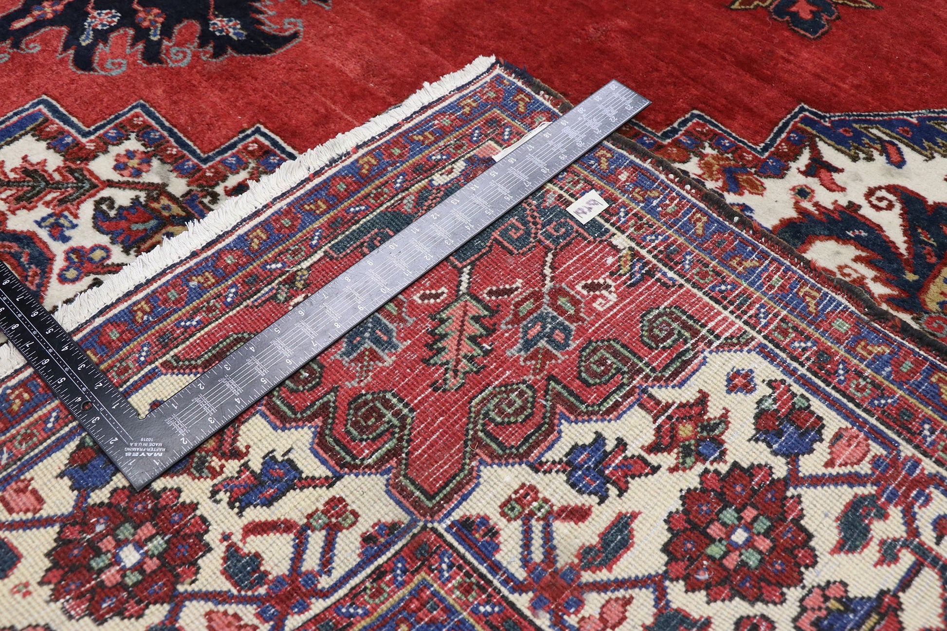 10 x 13 Antique Persian Heriz Rug 77628