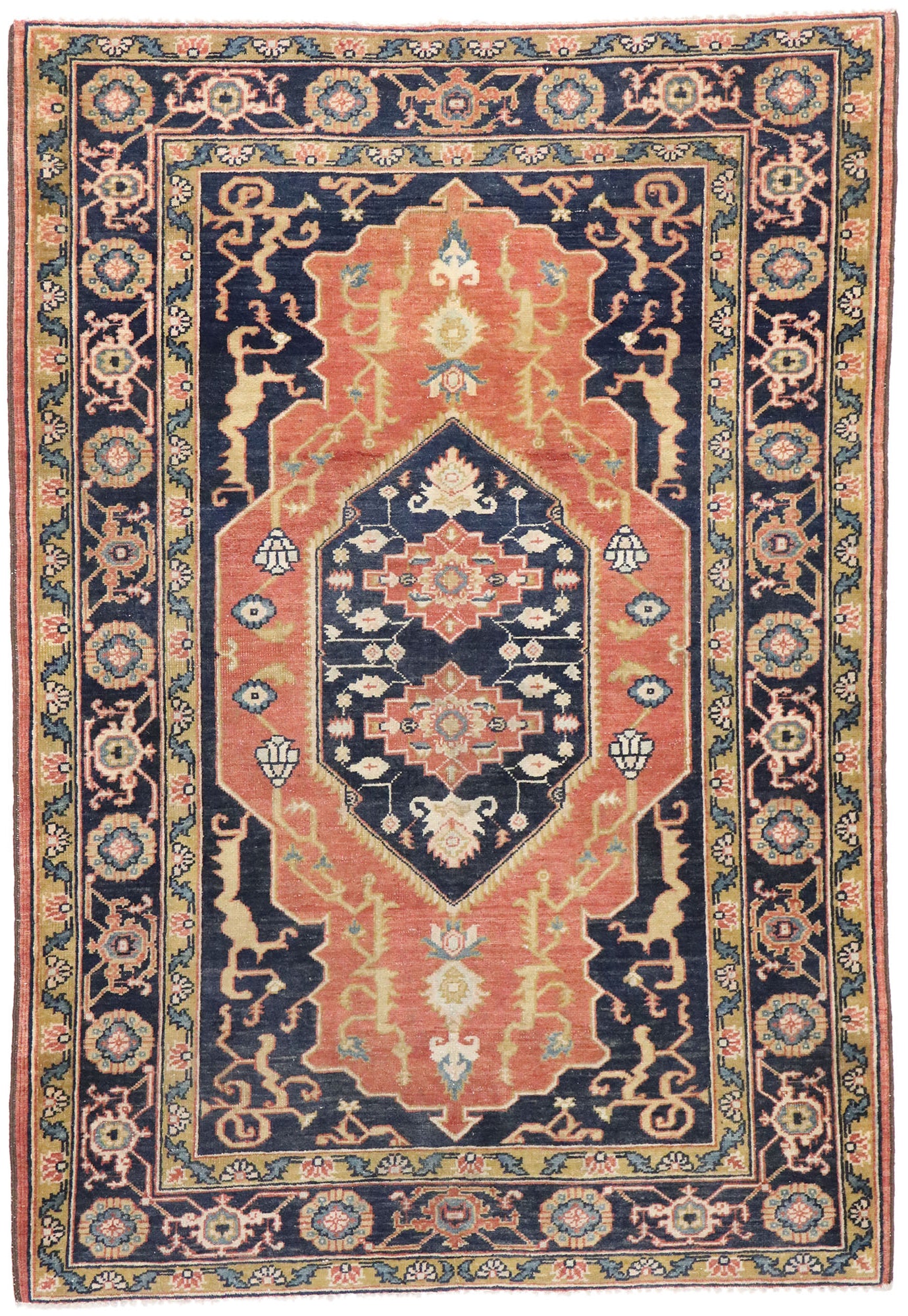 4 x 6 Vintage Pakistani Rug 77636