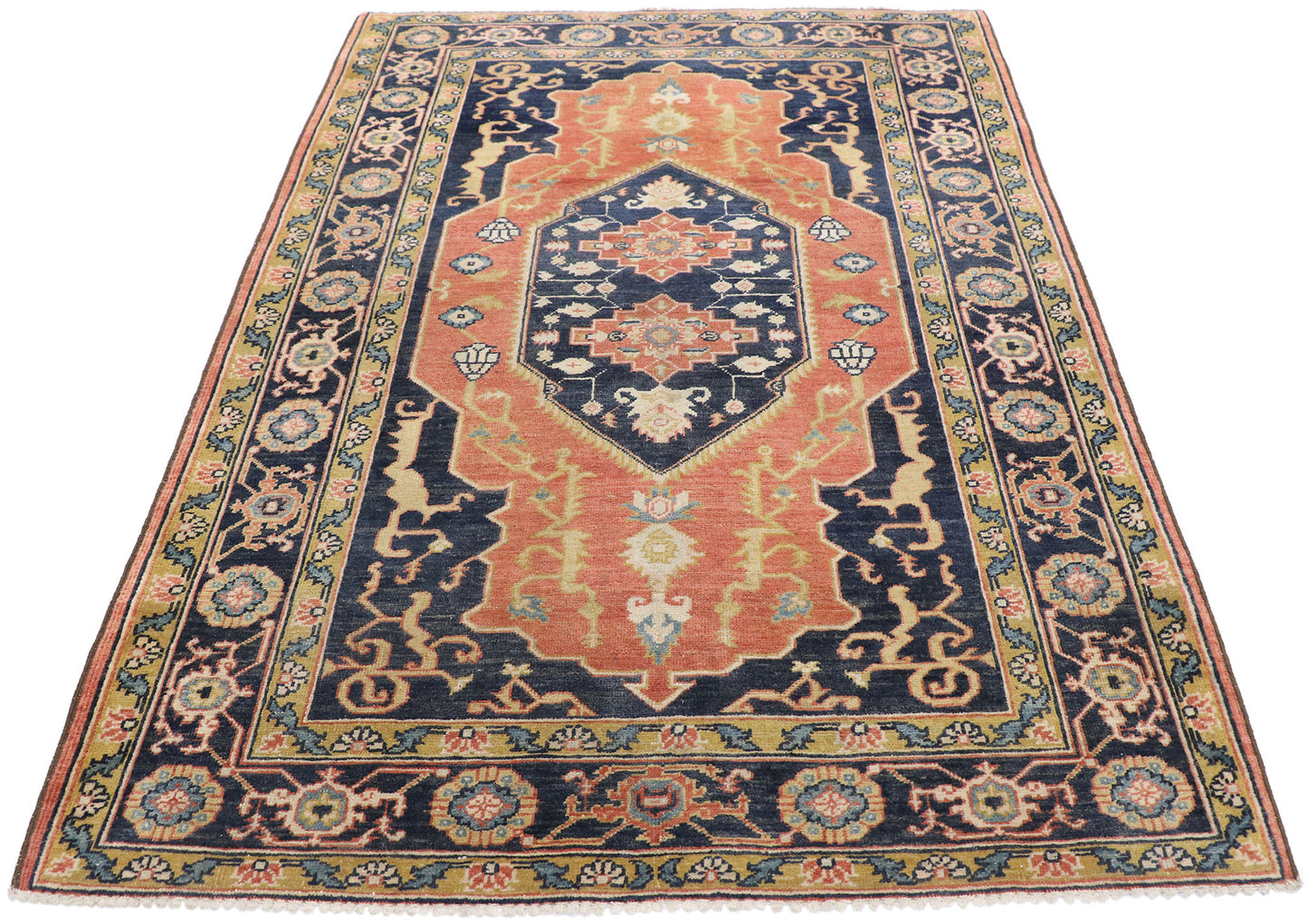 4 x 6 Vintage Pakistani Rug 77636