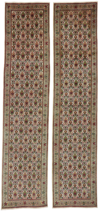 3 x 13 Antique Persian Tabriz Runner 77638