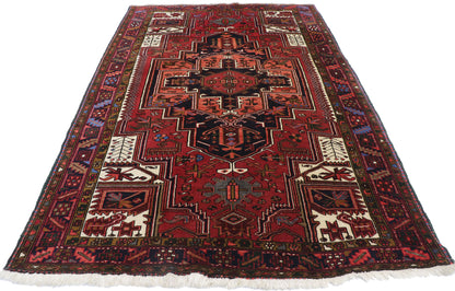 5 x 8 Antique Persian Heriz Rug 77641