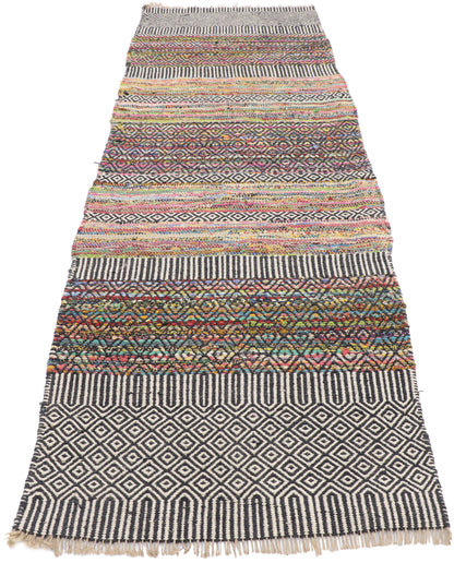3 x 8 Vintage Zemmour Moroccan Kilim Rug 77648