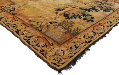 7 x 8 Antique French Aubusson Tapestry 77650