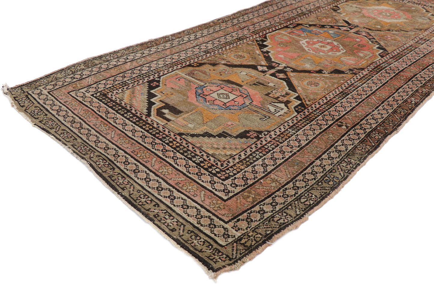 3 x 7 Antique Persian Malayer Rug 77653
