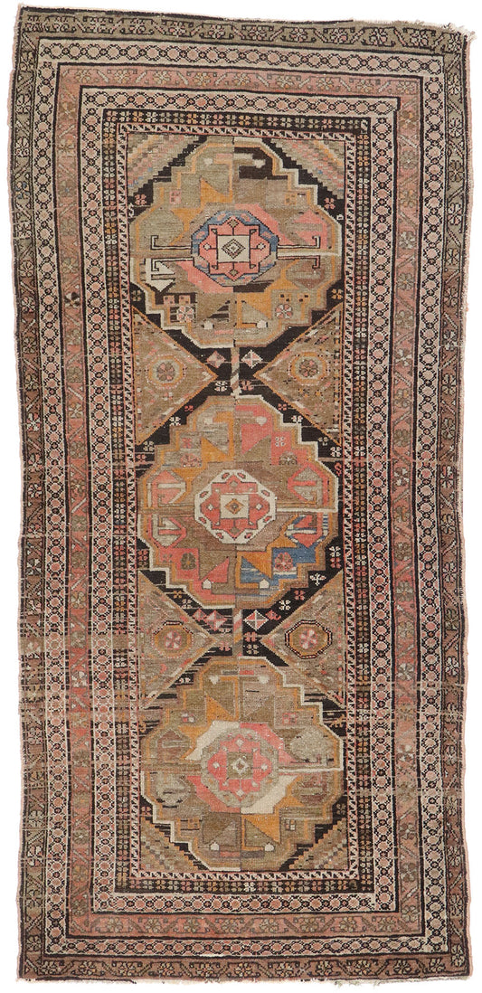 3 x 7 Antique Persian Malayer Rug 77653