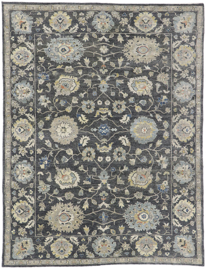 9 x 12 Contemporary Turkish Oushak Rug 77656