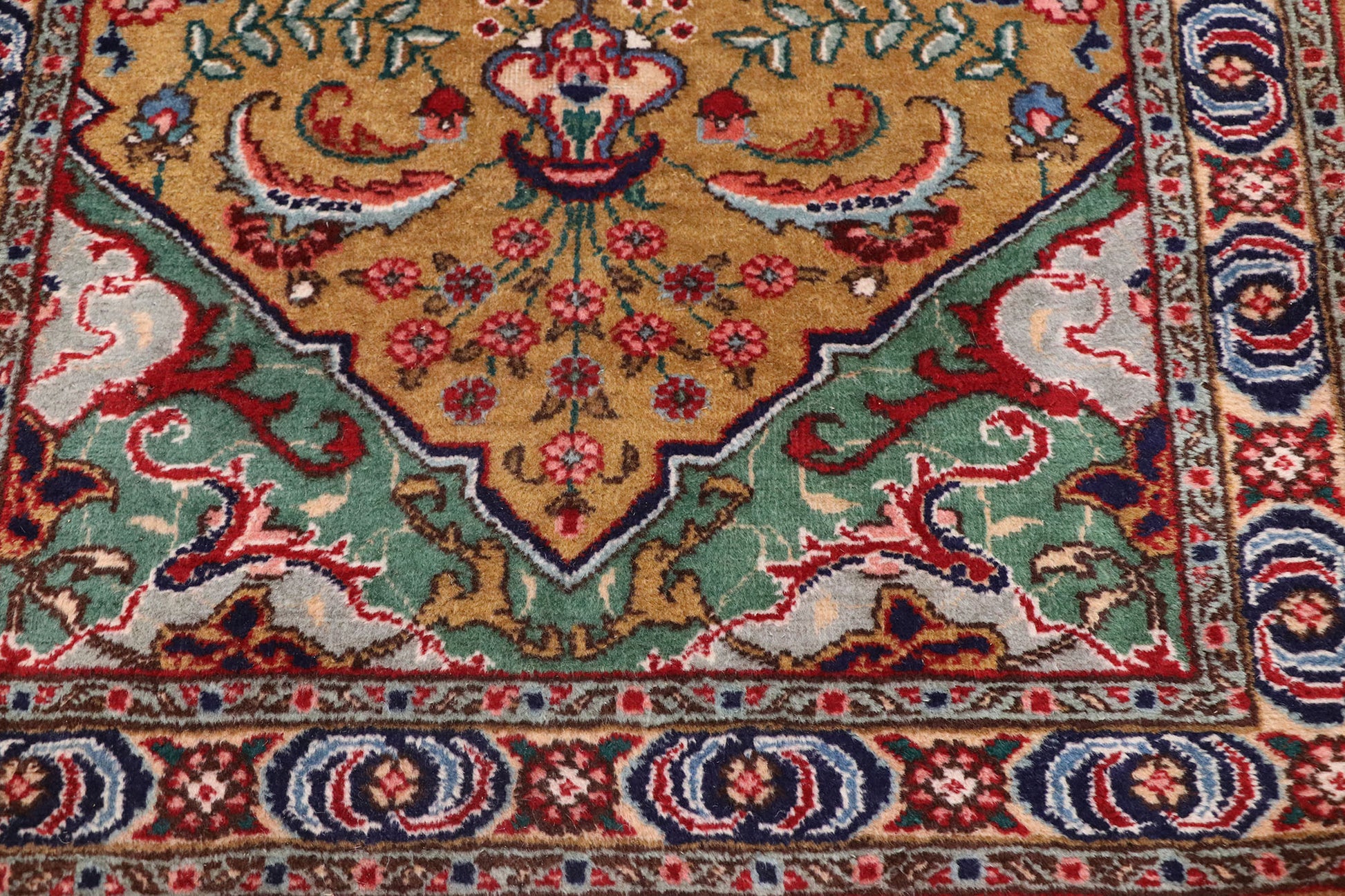 3 x 14 Vintage Persian Tabriz Runner 77661