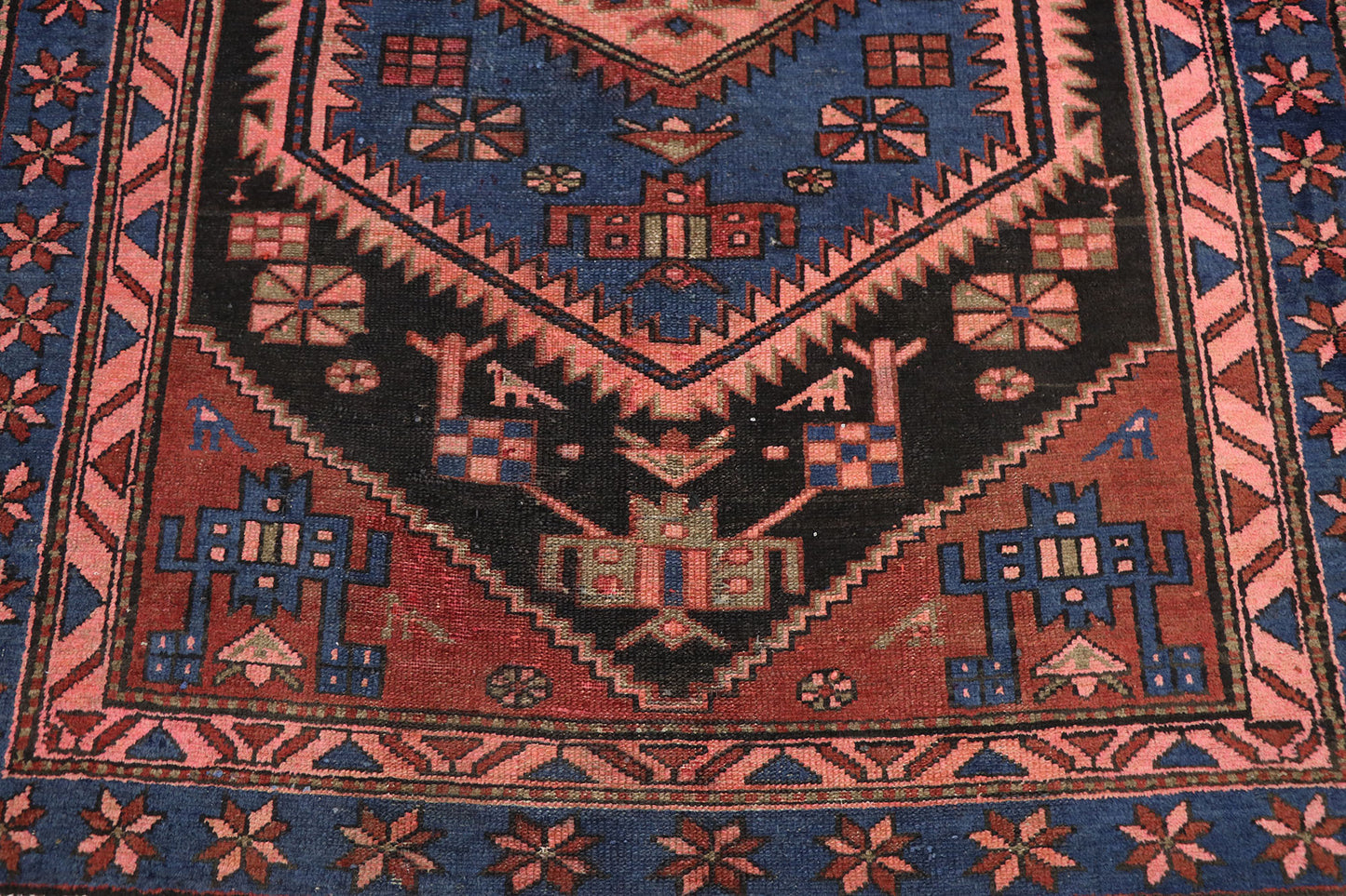 4 x 7 Vintage Persian Hamadan Rug 77671