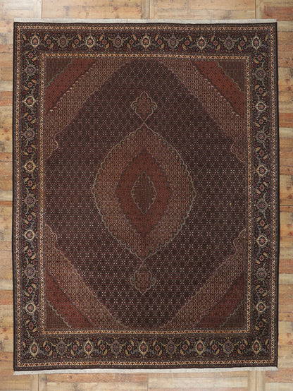 10 x 13 Vintage Persian Tabriz Rug 77677