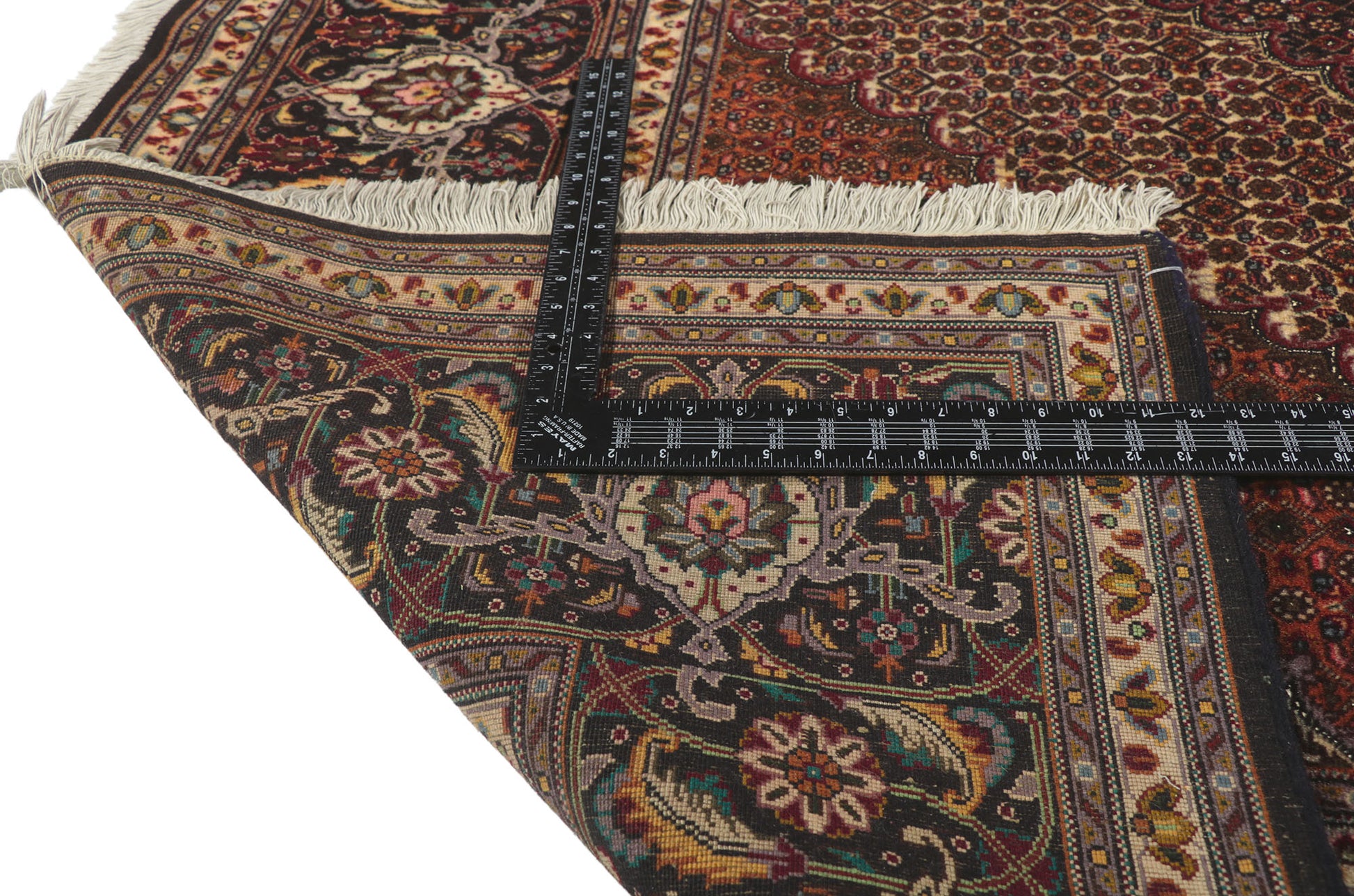 10 x 13 Vintage Persian Tabriz Rug 77677