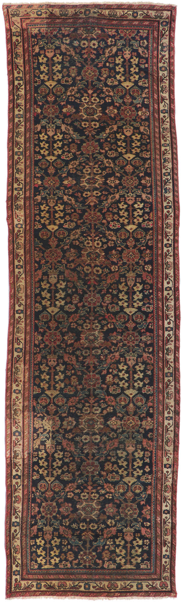 4 x 13 Antique Persian Malayer Runner 77682