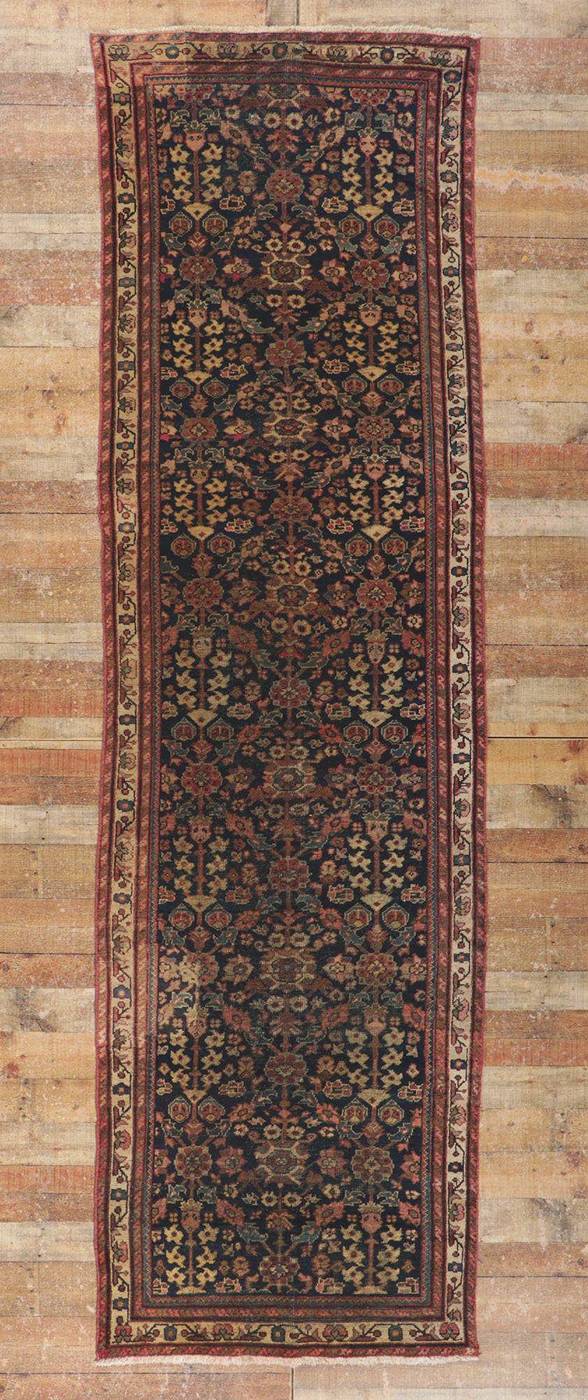 4 x 13 Antique Persian Malayer Runner 77682