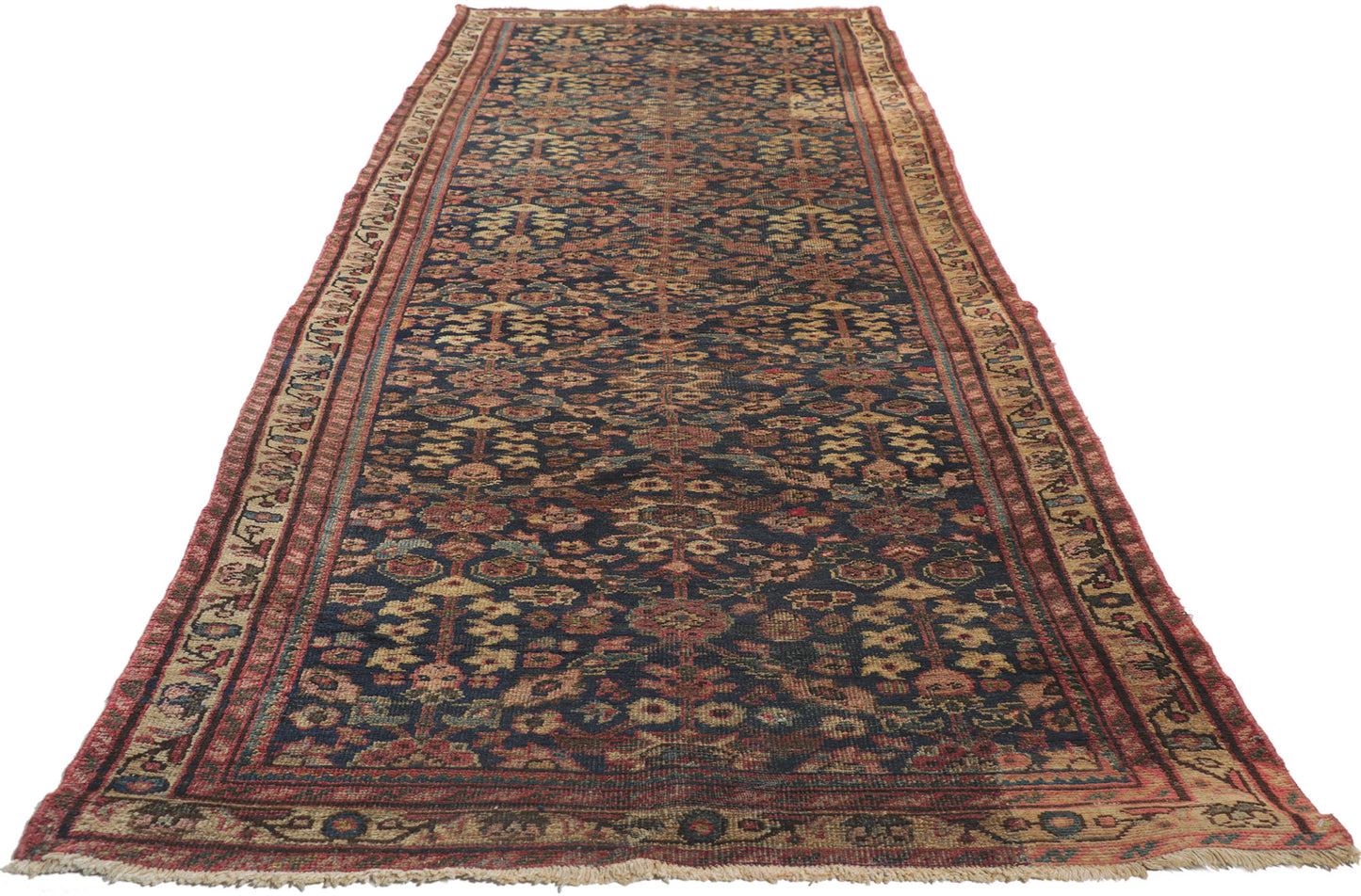 4 x 13 Antique Persian Malayer Runner 77682