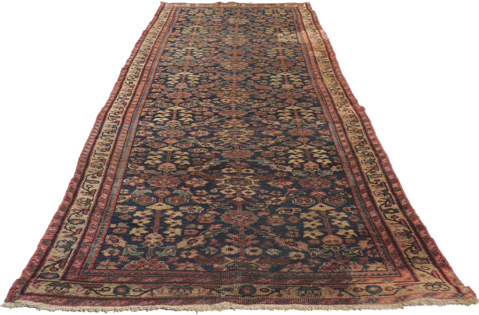 4 x 13 Antique Persian Malayer Runner 77682