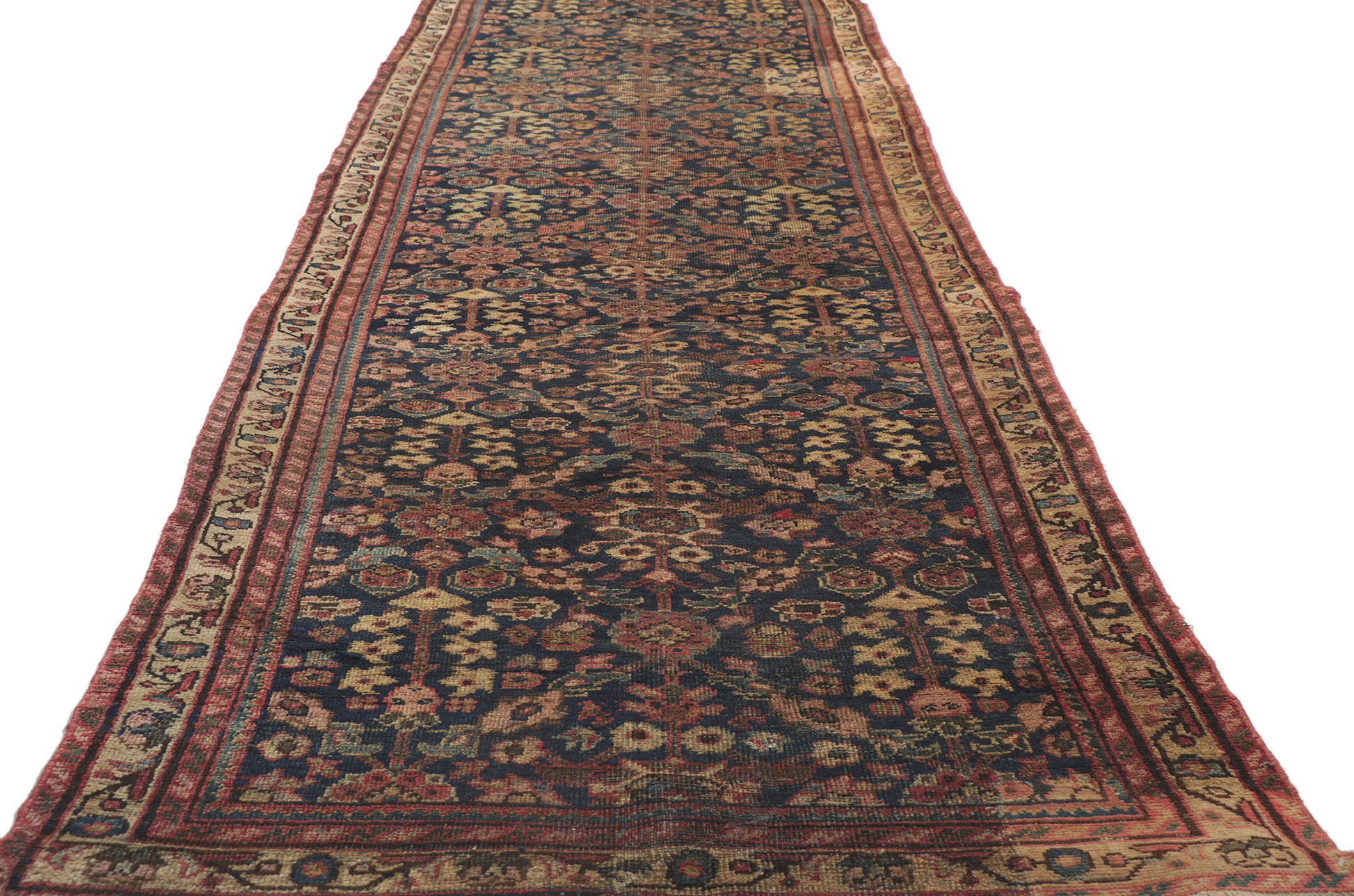 4 x 13 Antique Persian Malayer Runner 77682