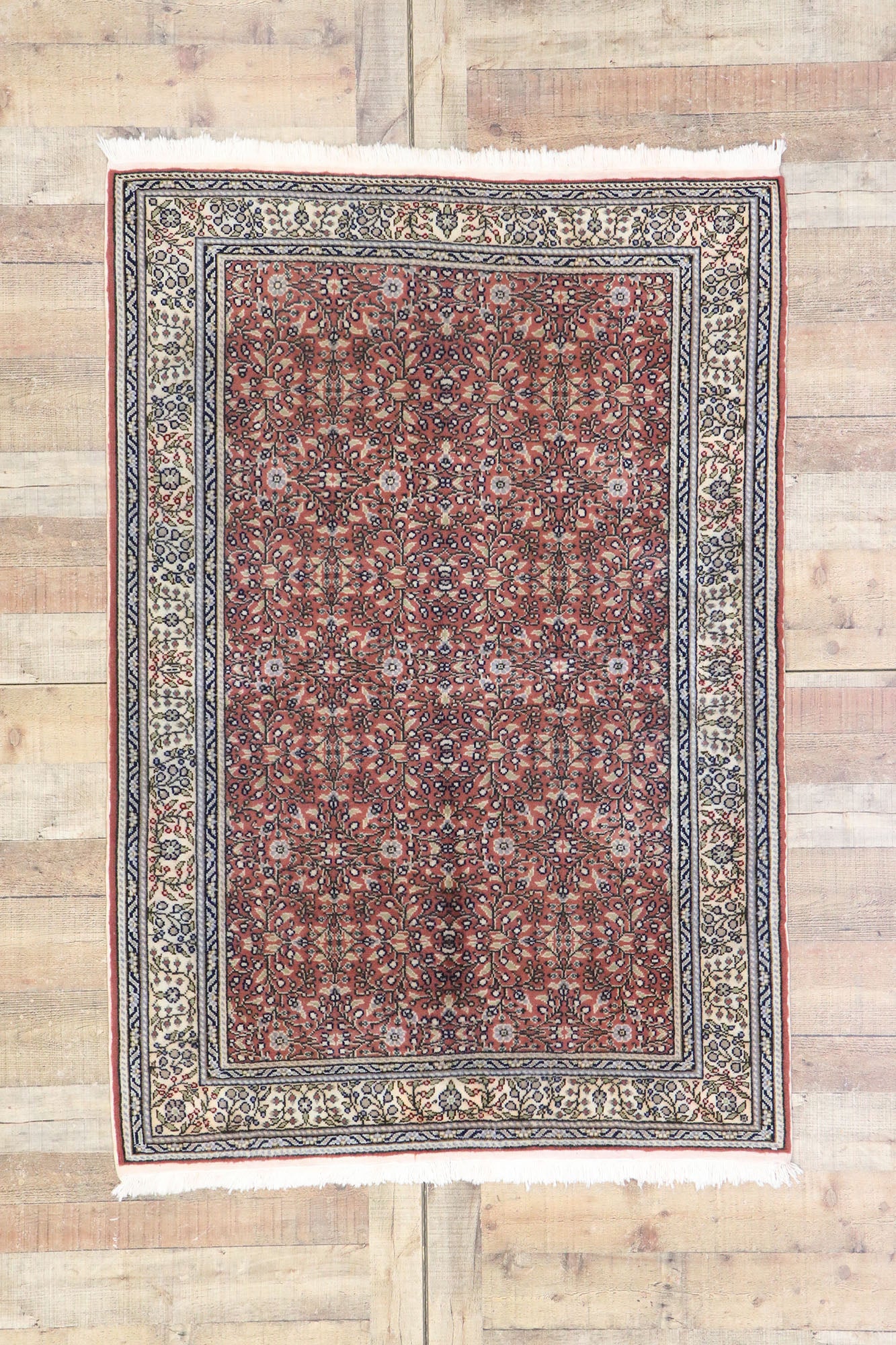4 x 6 Vintage Turkish Sivas Rug 77689