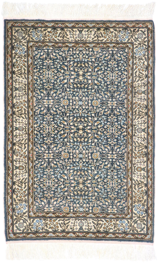 3 x 4 Vintage Turkish Sivas Rug 77690
