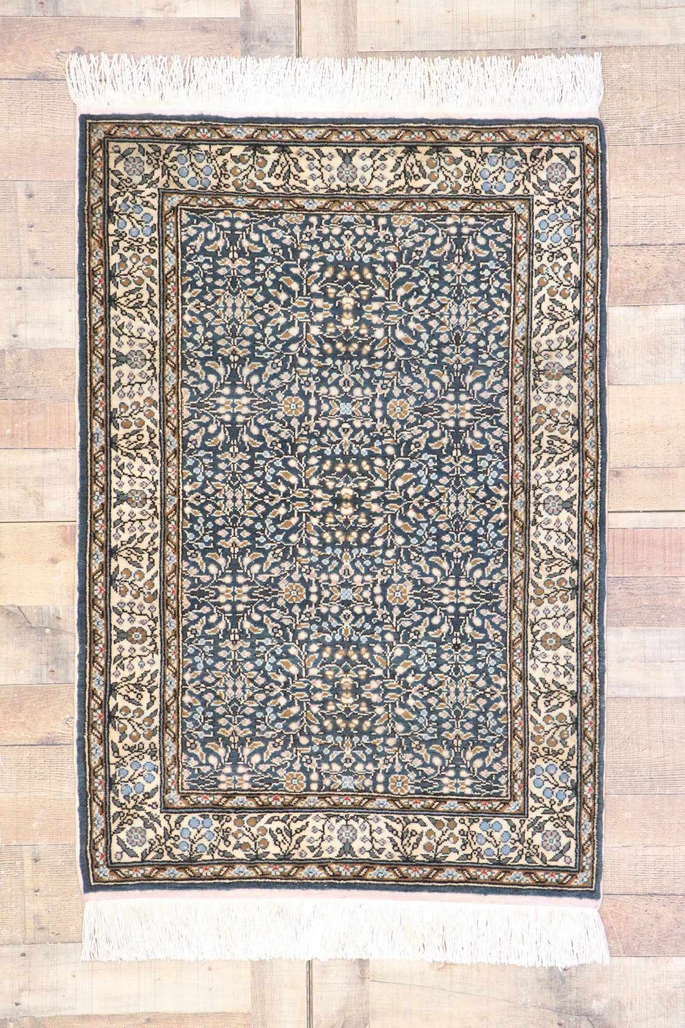 3 x 4 Vintage Turkish Sivas Rug 77690