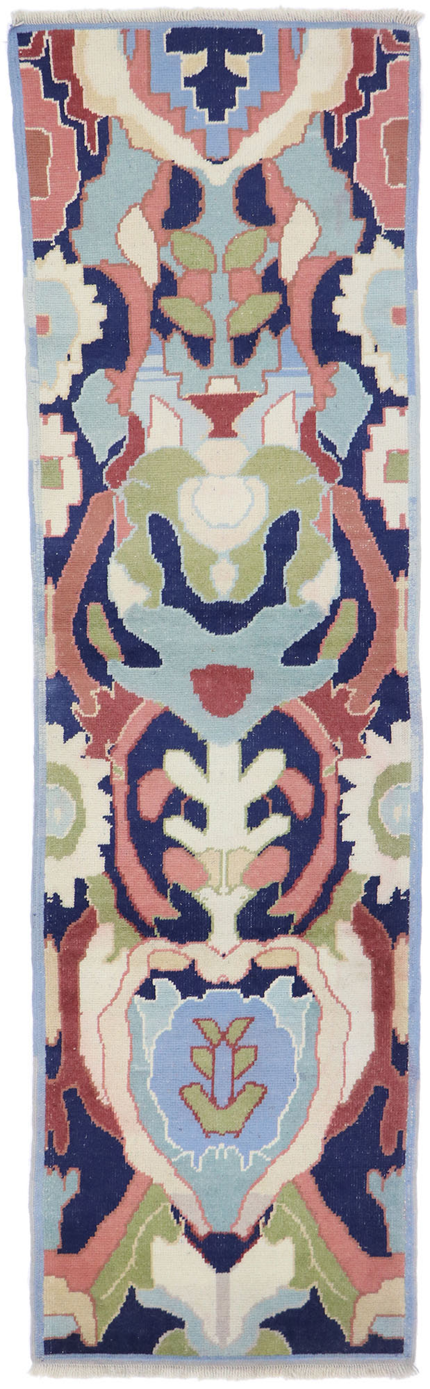 3 x 10 Vintage Turkish Oushak Runner 77698