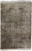 7 x 10 Vintage Persian Silk Qum Rug 77705