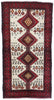 3 x 7 Vintage Persian Baluch Runner 77712