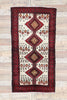 3 x 7 Vintage Persian Baluch Runner 77712