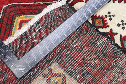 3 x 7 Vintage Persian Baluch Runner 77712