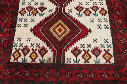 3 x 7 Vintage Persian Baluch Runner 77712