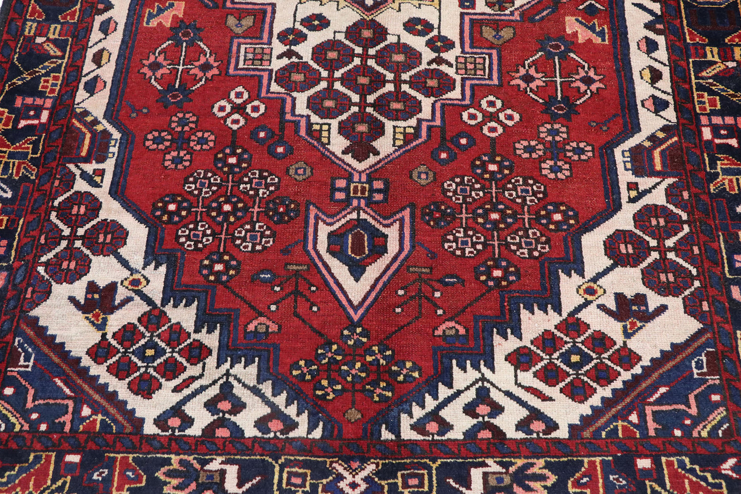 5 x 6 Vintage Persian Hamadan Rug 77713
